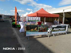 Husa pentru gard de protectie MANNESMANN - mesh 300g tiparit HEAS - prindere cu scai - 250x110 cm - Img 2