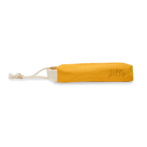 Saculet port-recompensa CLARA - din bumbac organic canvas - 22x8 cm - Amber - Img 2