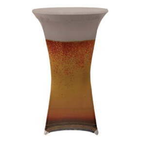 Husa pentru masa pliabila BISTRO - culoare halba de bere - 80x80x120 cm - Img 3