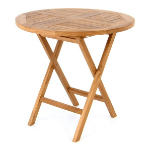Masa din lemn de TEAK - rotunda diam 80 cm inaltime 75 cm
