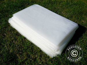 Prelata Tarpaulin cu capse 4X6 metri - material PE 90g - culoare transparent - Img 4