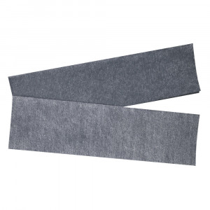 Hartie industriala neteda 1 strat - tip interfold - 42x38 cm - culoare gri 140 buc - Img 2