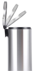 Cos cu pedala pentru deseuri periculoase MUELLEIMER CILINDRIC- 63.50x35x30 - 30 litri - inox satinat - Img 2