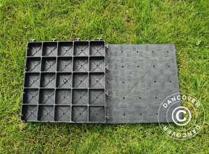 Podea evenimente PROFIFLOOR - din PE 100% reciclat, 5 cm grosime - 50x50 cm - culoare antracit - rezistenta 90 t mp, UV-rezistent, fire safety - Img 2