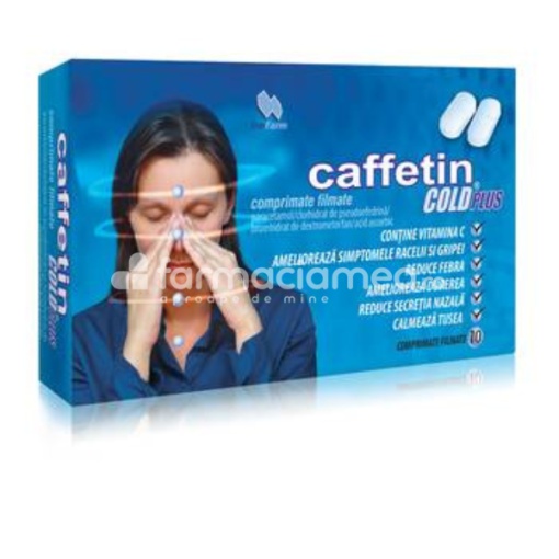 Caffetin Cold Plus 10 comprimate, Alkaloid