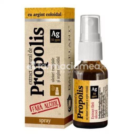Dacia Plant Propolis cu Argint Coloidal fara Alcool spray 20ml