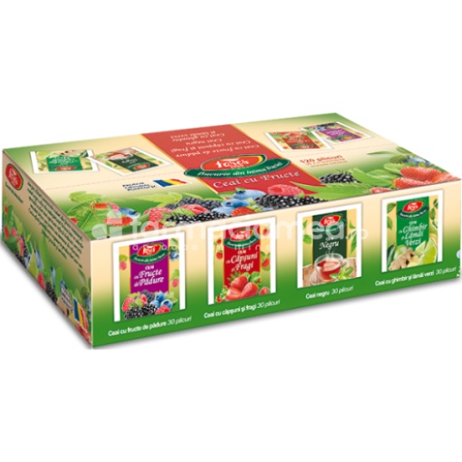 Fares Ceai Aromfruct Asortat x 120plic cu snur