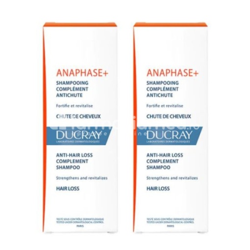 Pachet Anaphase sampon fortifiant, 200ml + 200 ml, Ducray