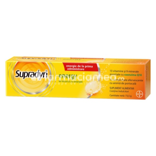 Supradyn Energy Coenz Q10 x 15cpr eff Bayer