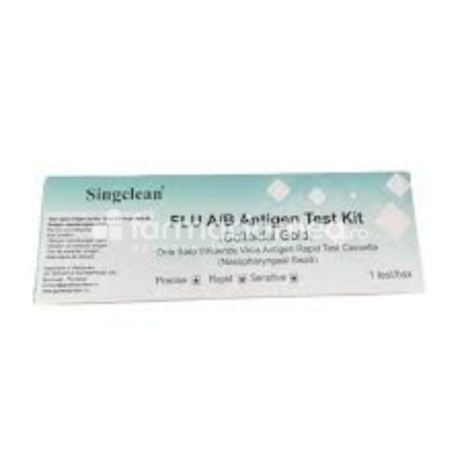 Test Rapid antigen pentru gripa (A+B) Nazofaringian, 1 buc, Singclean