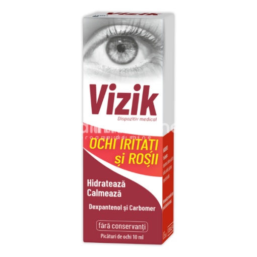 Vizik Ochi Iritati si Rosii 10ml Zdrovit