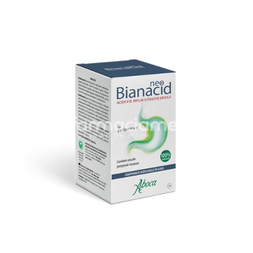 Aboca NeoBianacid Aciditate si Reflux x 14cpr mast