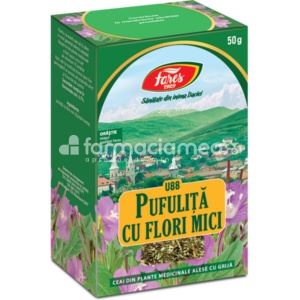 Ceai Pufulita cu flori mici U88, indicat in prostata, 50g, Fares