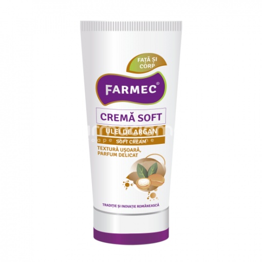 Crema soft cu ulei de argan, 150 ml, Farmec