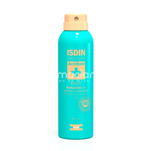 Isdin Acniben Body Spray pentru reducerea acneei corporale, 150ml