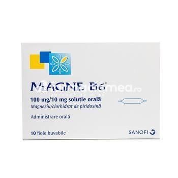 Magne B6 sol orala 10ml x 10fiole buvabile Opella
