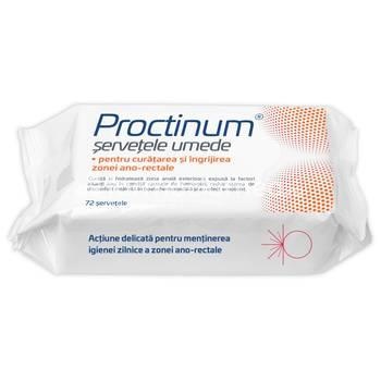 Proctinum Servetele Umede pt Igiena Ano Rectala x 72buc Zdrovit