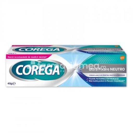 Corega Ultra Fixare Neutro Crema 40g