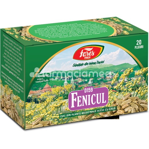 Fares Ceai Fenicul D159 x 20plic