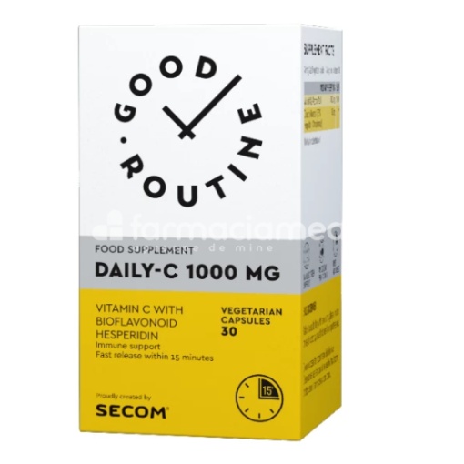 Good Routine Daily- C 1000mg, 30 capsule, Secom