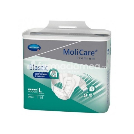 Molicare Premium elastic 5 picaturi L, 30buc, Hartmann