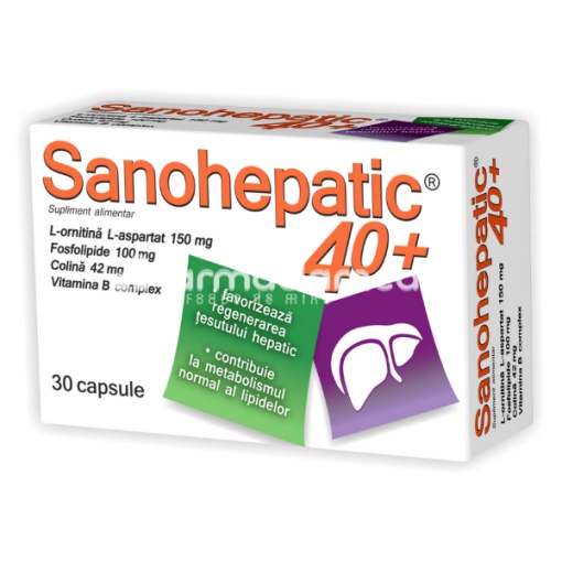 Sanohepatic 40+ x 30cps Zdrovit