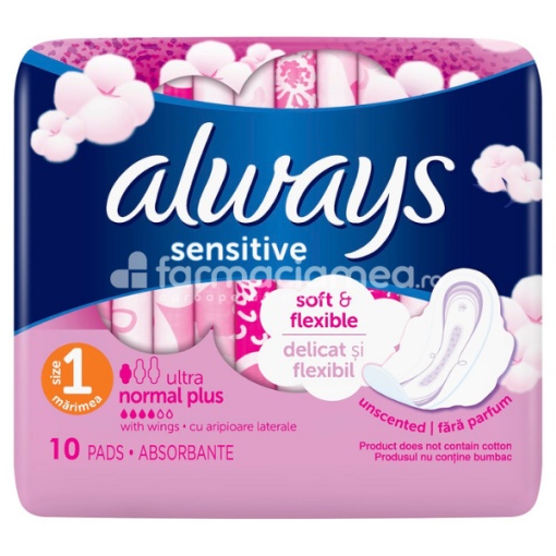 Tamp Always Ultra Sensitive Normal Plus x 10buc