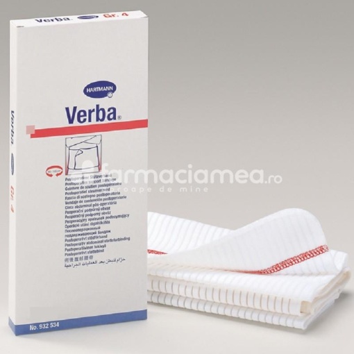 Verba bandaj elastic abdominal marimea 2, 75-85cm, Hartmann