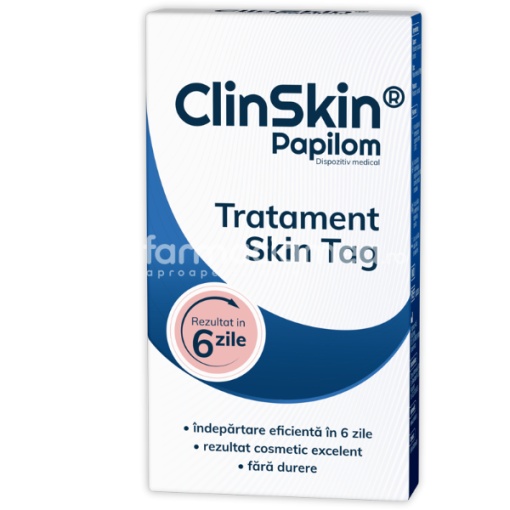 ClinSkin Papilom 1aplic+3discuri Zdrovit