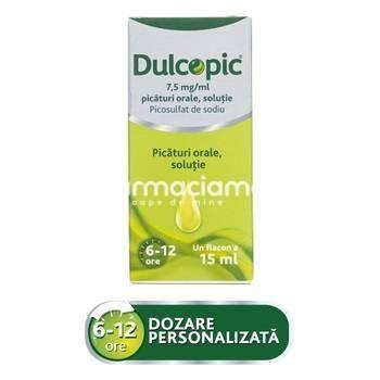 Dulcopic 7,5mg/ml pic orale sol 15ml Opella RO