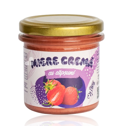 Miere crema cu capsuni, 200 g, Apisrom
