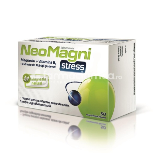 Aflofarm NeoMagni Stress, 50 comprimate filmate