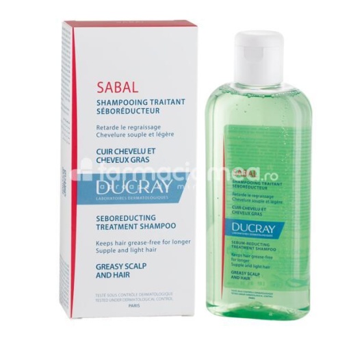 DUCRAY Sabal sampon, 200ml
