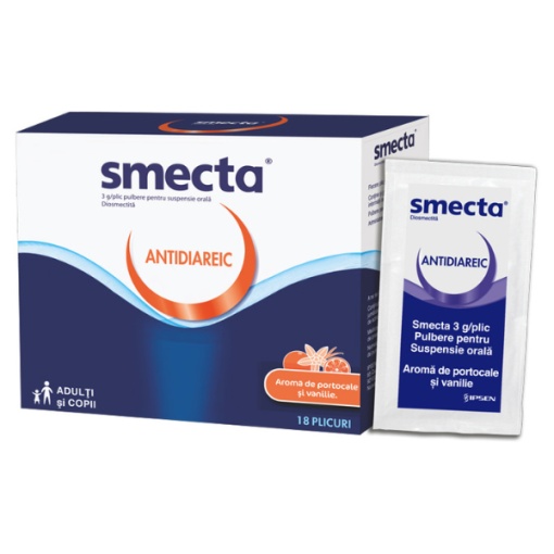 Smecta 3g/plic pulb pt susp orala x 18plic Ipsen