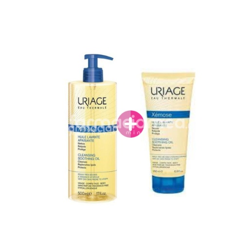 Uriage Xemose Ulei de Curatare Hranitor 500 ml + Xemose Ulei de Curatare Hranitor 200 ml Cadou