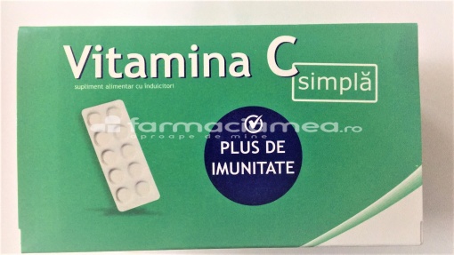 Vitamina C Simpla, 600 comprimate de supt, Fiterman Pharma