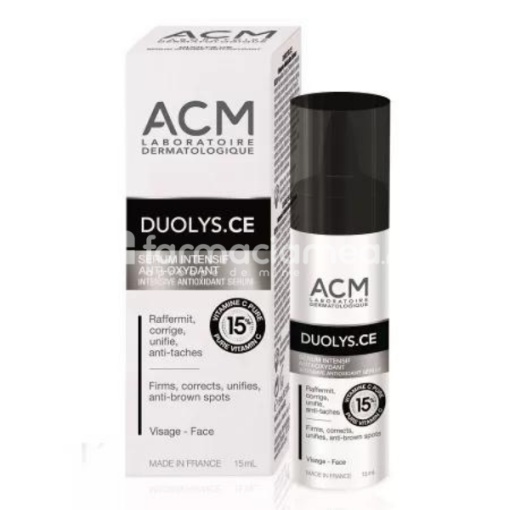 Duolys C.E. Ser Intensiv Antioxidant cu Vitamina C pura 15%, 15ml ACM