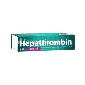 Hepathrombin 500 UI/G crema x 40g (Hemofarm)