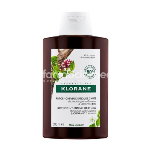 Klorane Sampon Chinina si Floare de Colt 200ml