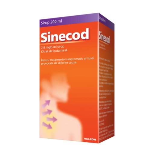 Sinecod 7,5mg/5ml sirop 200ml Haleon