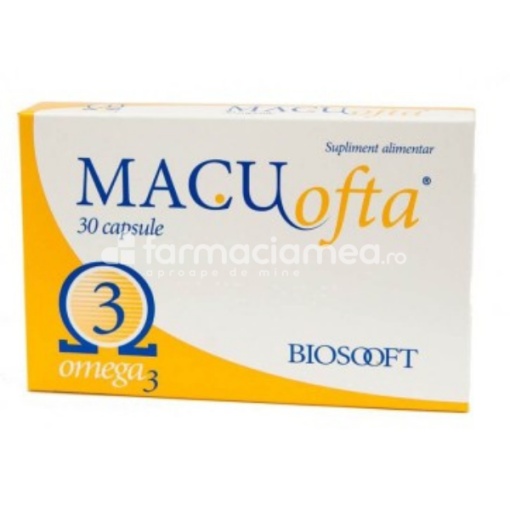 MacuOfta Omega 3 x 30cps moi Biosooft