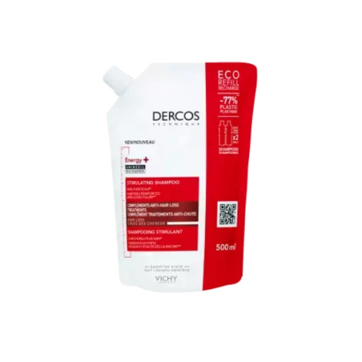 Vichy Dercos Sampon Energizant Stimulator Rezerva 500ml