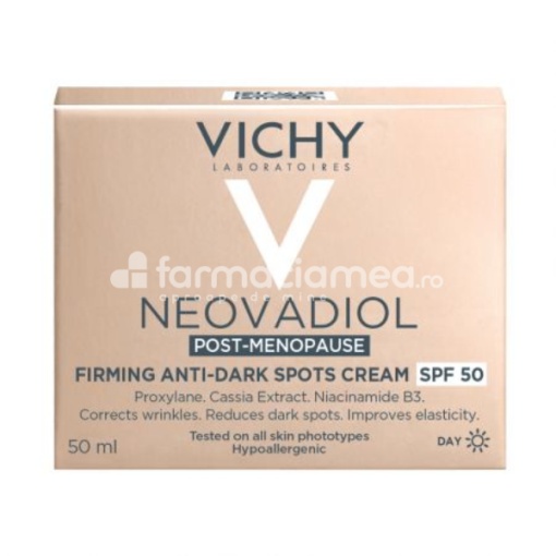 Vichy Neovadiol Post Menopause Crema de Zi Efect de Fermitate si Antipete SPF50 50ml