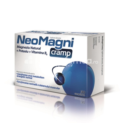 Aflofarm NeoMagni Cramp, 30 comprimate