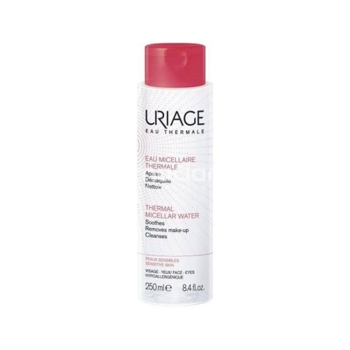 Uriage Apa micelara termala pentru ten sensibil, roseata, 250ml