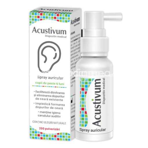 Acustivum Spray Auricular 20ml Zdrovit