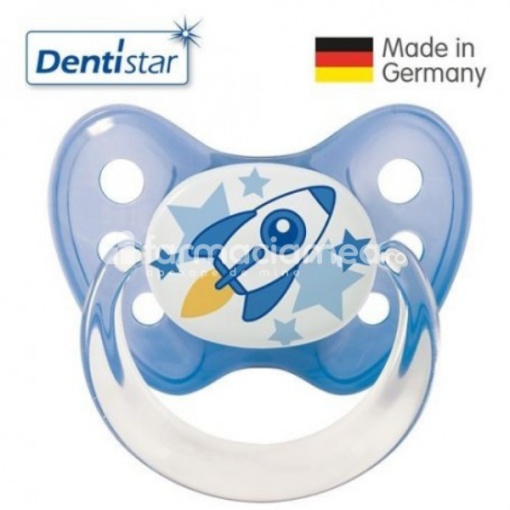 BABY NOVA Suzeta Dentistar talia2 ortodontica, silicon, cu inel, 6-14 luni