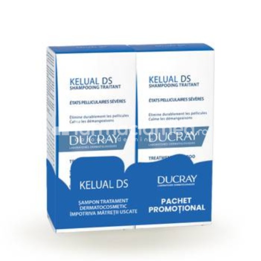 Ducray Kelual DS Sampon Antimatreata Severa 100ml Pachet Promotional