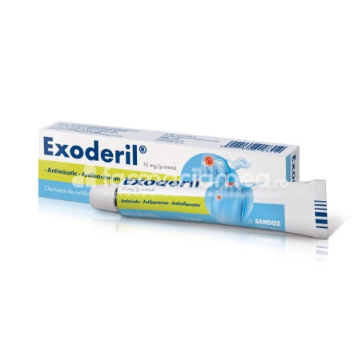 Exoderil 1% crema x 15g Sandoz