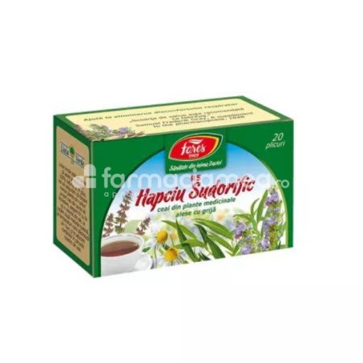 Fares Ceai Hapciu Sudorific R5 x 20plic